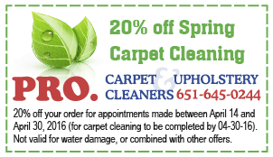 Carpet Cleaning Coupon, Minneapolis Saint Paul MN 2016